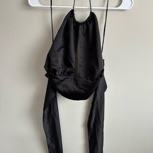 Dynamite Black Crop Top